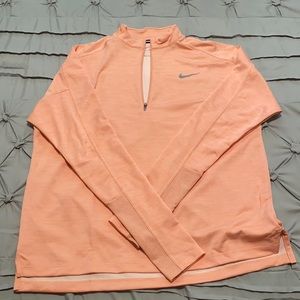 Peach Nike Quarter Zip